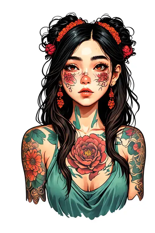 Girl With Hanahaki Disease