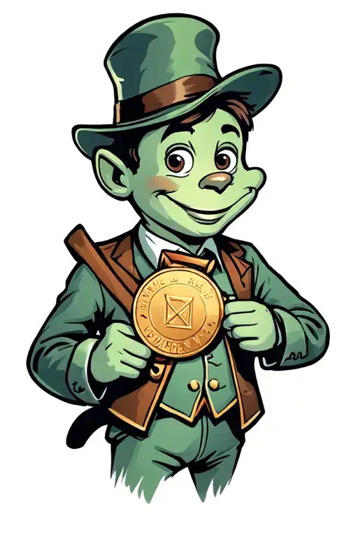 Jiminy Cricket Holding Medal