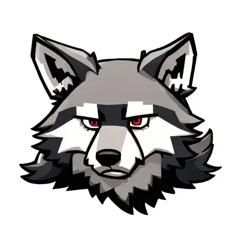 Minecraft Wolf Sitting