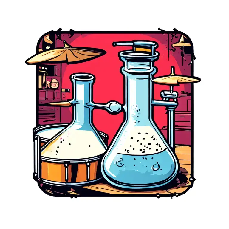 Erlenmeyer Flask Drumming