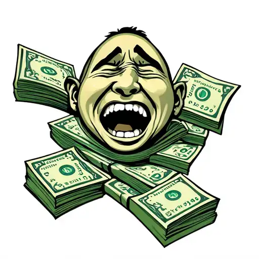 Cry Now Laughs With Money Notes