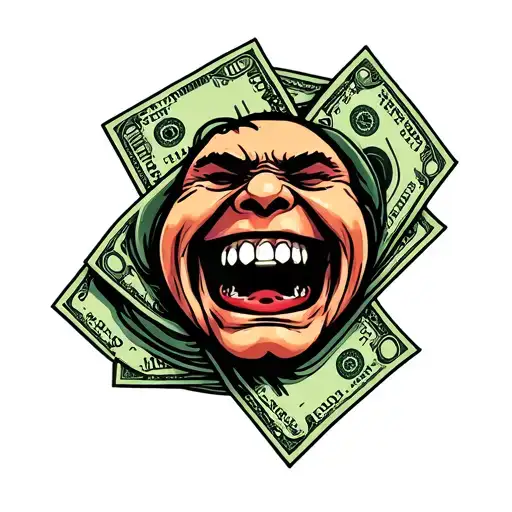 Cry Now Laughs With Money Notes