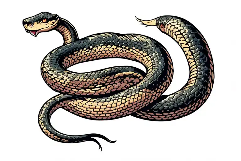 Naruto Character Snake Wrapped