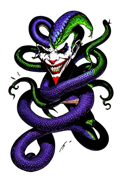 Arkham Joker Snakes