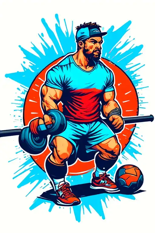 Sport Gym Physics Tattoo idea