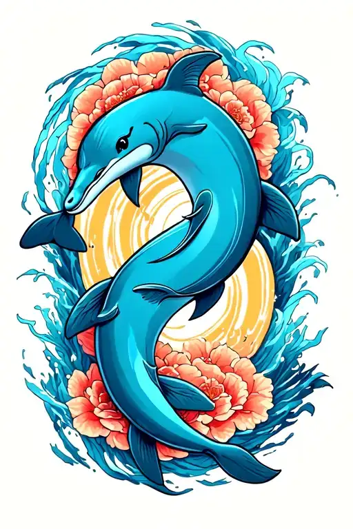Symbol Yin Yin Dolphins