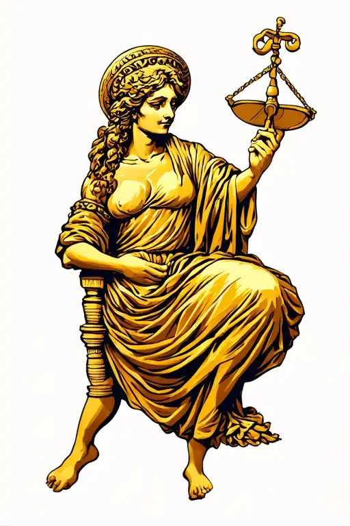 Themis Holding A Scale