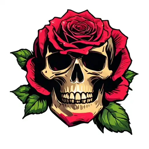 Adhd Audio Skull Rose