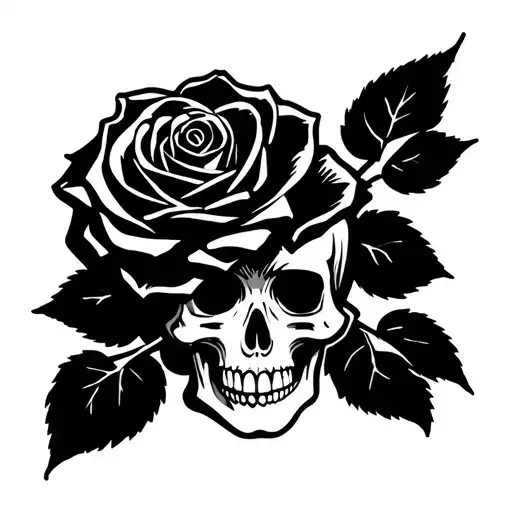 Adhd Audio Skull Rose Sleve