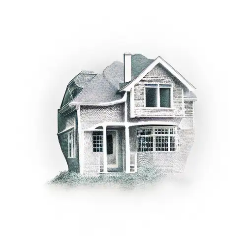 Forearm Compass With Picture Of Childhood House