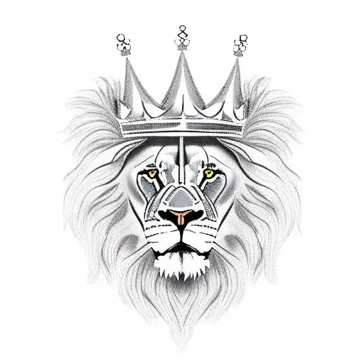 Lion With A Crown