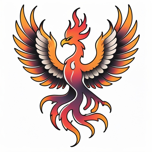 Phoenix’s Wings of Eternal Fire