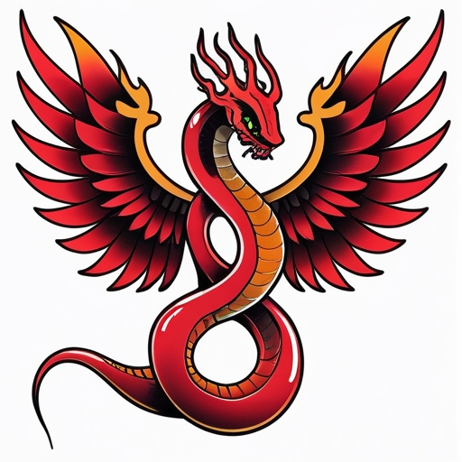 Crimson Wings of the Serpent’s Fire