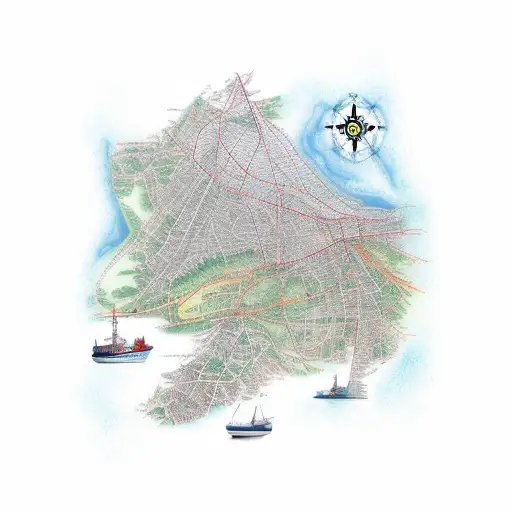 River Orwell Nautical Map