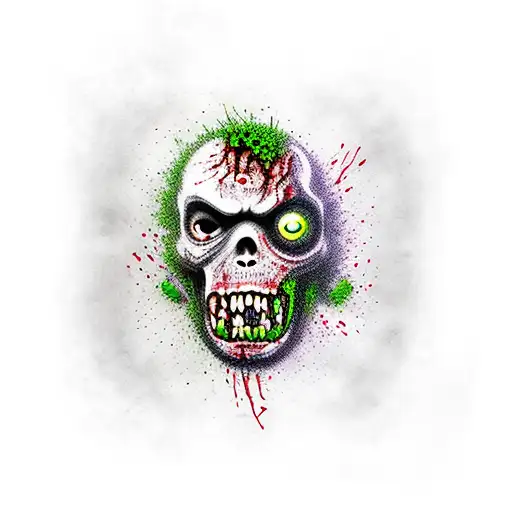 Zombie Bite Imprint Infected With Love