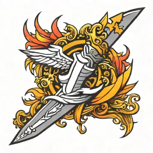 Dagger With Phoenix