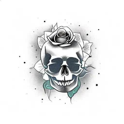 Skull And Roses