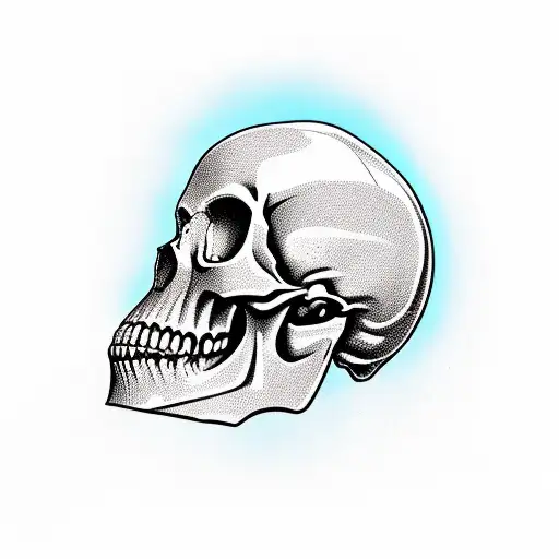 A Body Skull Doing Squat