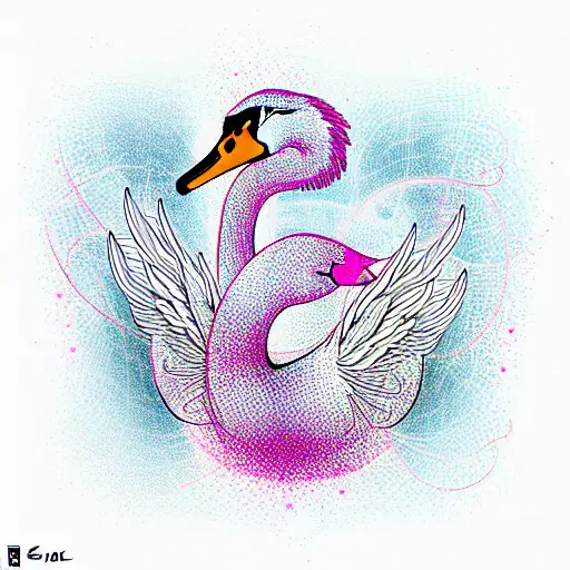 Swan Crystal And Wire