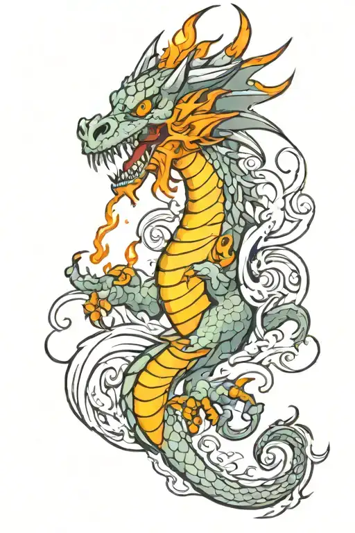 Dragon Breathing Fire