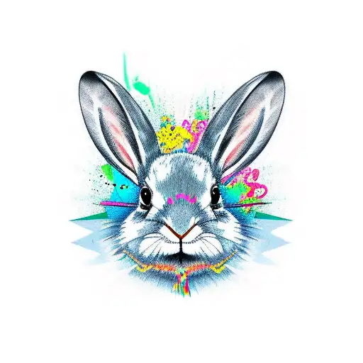 Rip With Rabbkt And Bird