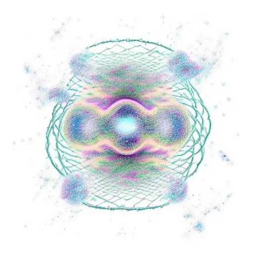Dna Molecules Transforming In Galaxies