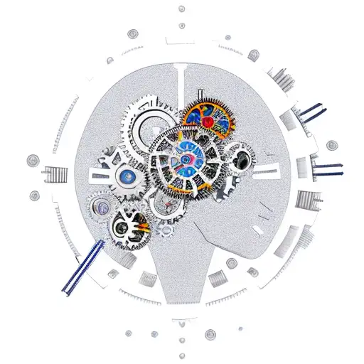A Clockwork Brain With Gears And Wires Symbolizing The Complexity Of Adhd And The Passage Of Time