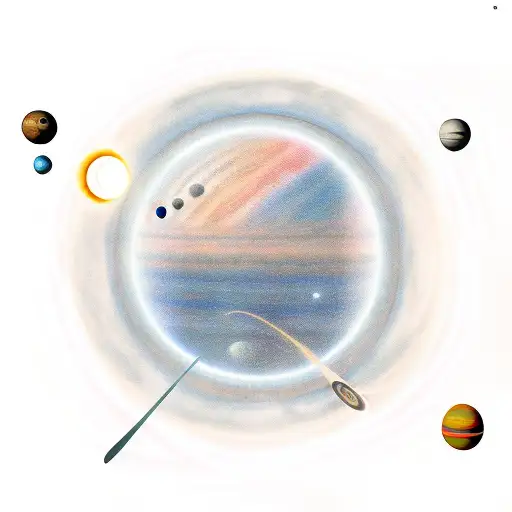 Solar System With Drums For The Planets And The Sun