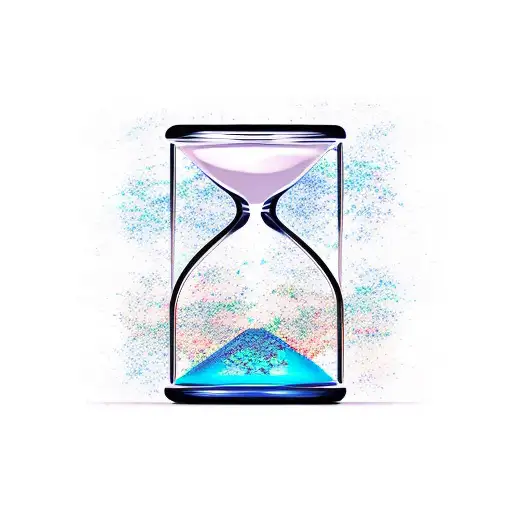 Hourglass With Soid Material Inside