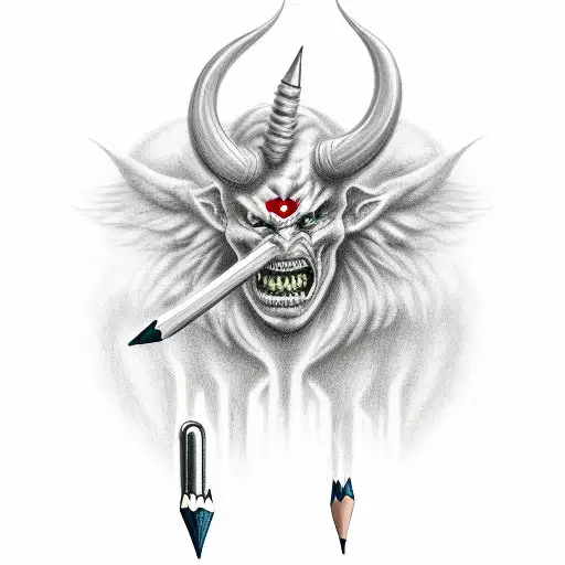 Pencil Defeating Demon
