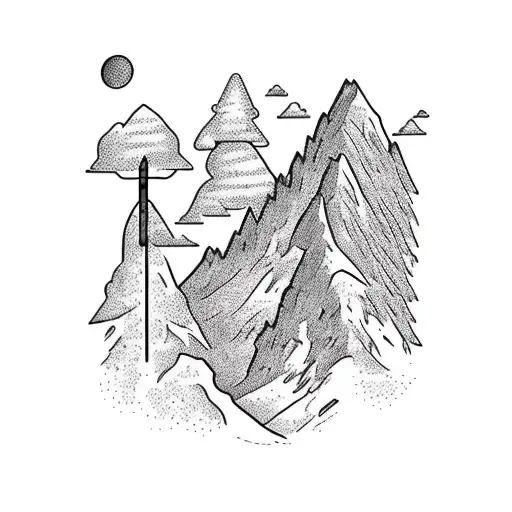 A Father And Son Enjoying A Mountainous Terrain Together