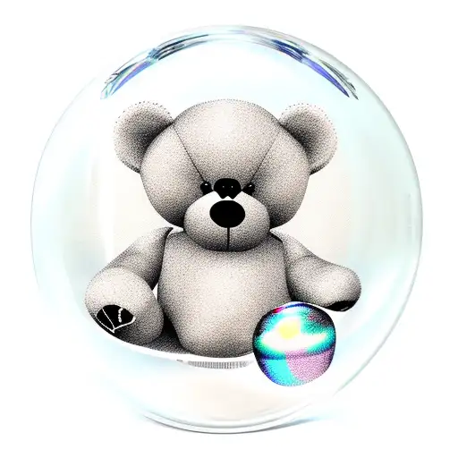 Teddy Bear In Bubble