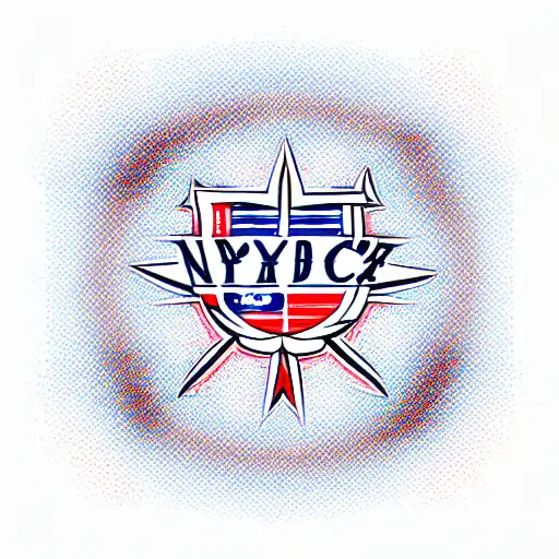 Puerto Rican Flag Inside Yankee Symbol