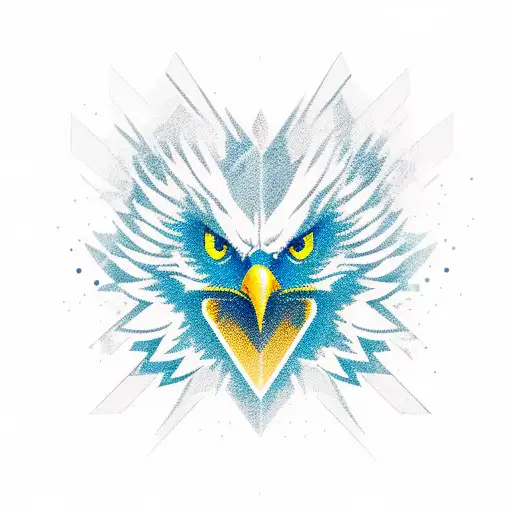 Merge Your Favorite Gaming Icon With An Eagle In A New-school Style