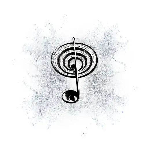 Music Note With Mardi Gras Mask