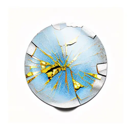 Broken Shield Kintsugi