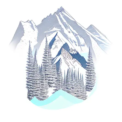 A Majestic Mountain Range In Colorado With A Subtle Representation Of Technology In The Landscape