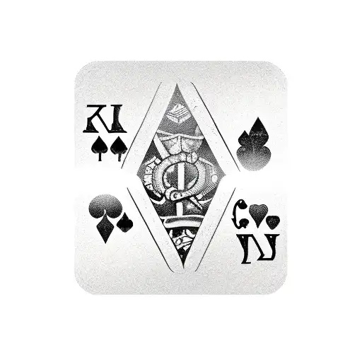 Spades Symbol With Handcuffs