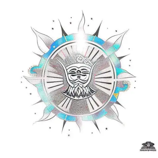 Full Sleeve Left Arm Filipino Culture 3 Stars And The Sun Eagle Tribal