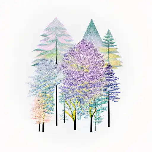 Trees Mountains Pisces