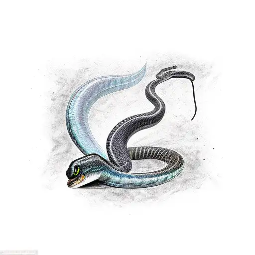 Cat Head Snake Body Bat Wing