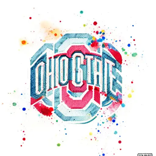 Ohio State Buckeyes Watercolor