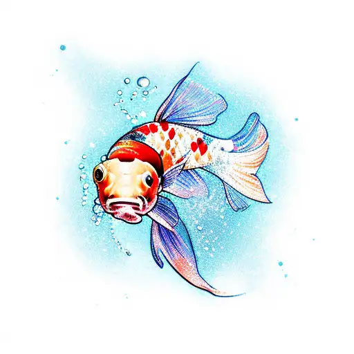 Cherry Blossom Koi Fish