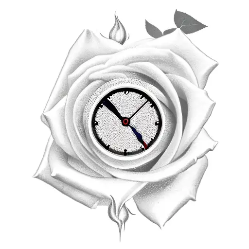 Clock And Rose