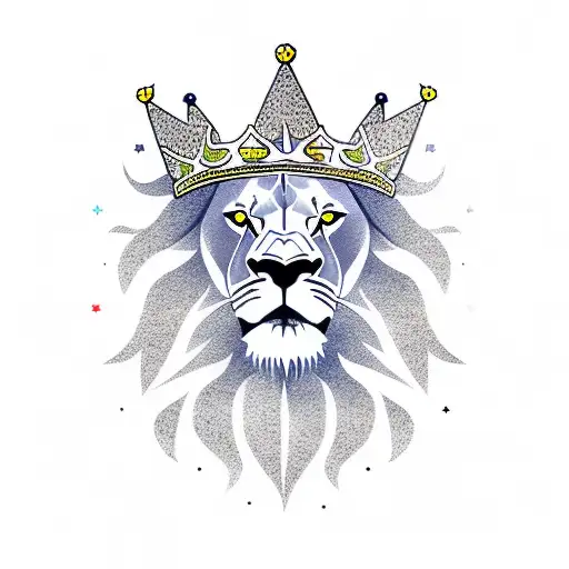 Lion With Crown