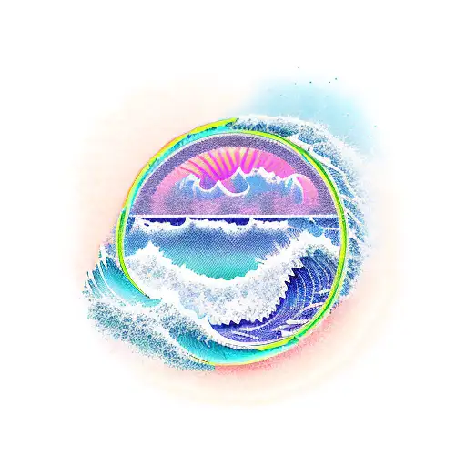 Ocean Wave And Camera