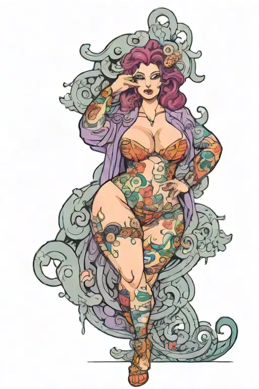 A 5'10 Tall Foot 30 Years Old Female With Big Curvy Mommy Body