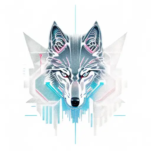 Cyberpunk Wolf