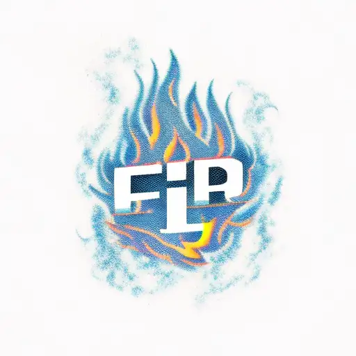 Fire With Text Saying Imperious Flex
