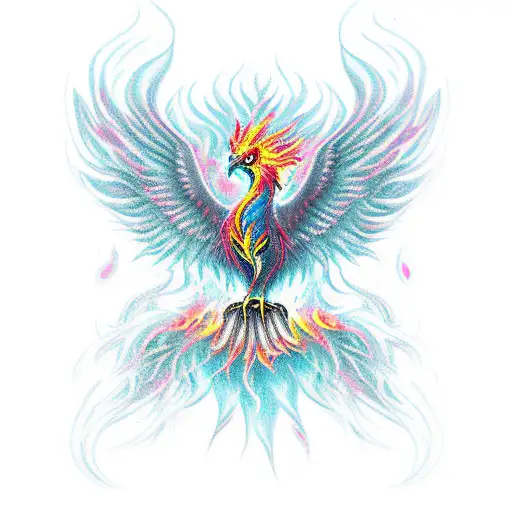 Phoenix Rising From The Ashes